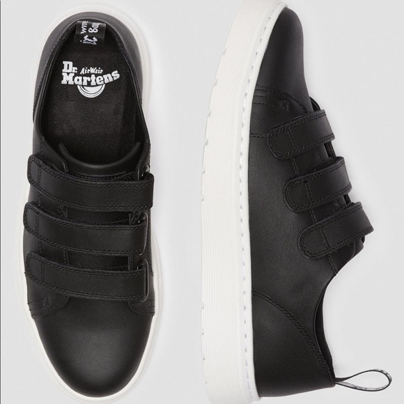 Dr. Martens Black Dante Strap Sneakers - Picture 3 of 13